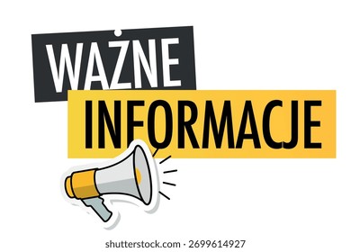Ważne informacje, Informações importantes em polonês