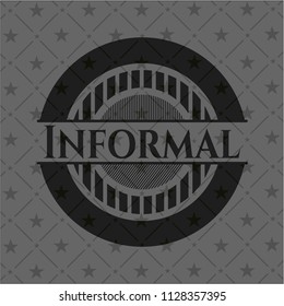 Informal black emblem
