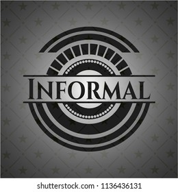 Informal black emblem