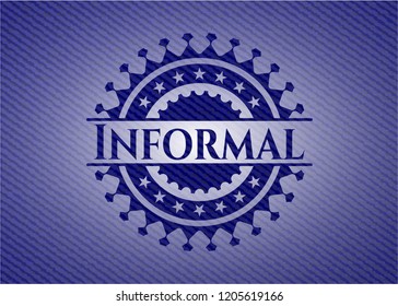 Informal denim background