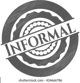 Informal draw (pencil strokes)