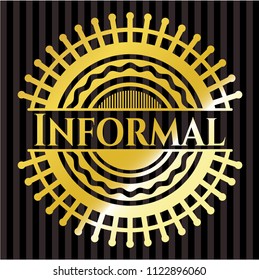 Informal golden badge