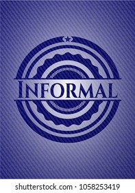 Informal with jean texture
