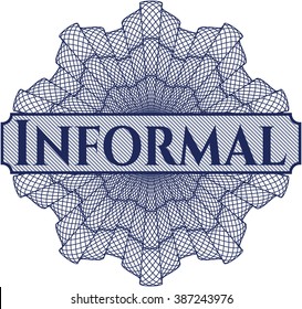Informal linear rosette