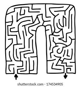 Informal maze