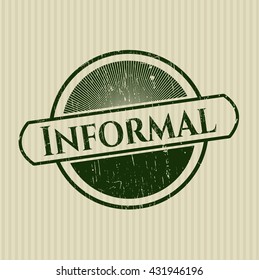 Informal rubber stamp