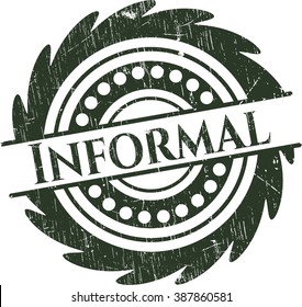 Informal rubber texture