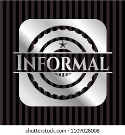  Informal silver emblem