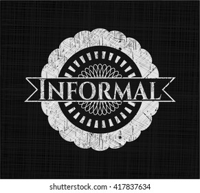 Escrito de forma informal en una pizarra