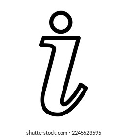 Diseño de iconos de la línea del vector informador