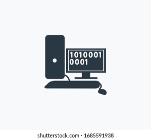 Informatics Icon Isolated On Clean Background. Informatics Icon Concept Drawing Icon In Modern Style. Vector Illustration For Your Web Mobile Logo App UI Design.