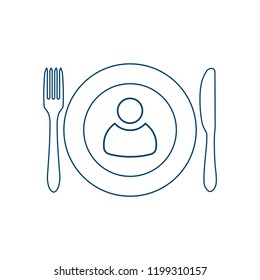 Information about the client. Personal Information. Abstract vector icon.