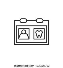 Information about the patient and teeth. Dental help