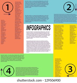Information and abstract graphic