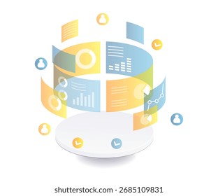 Análisis de información Tecnología de pantalla giratoria