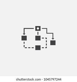 Information Architecture icon. Logo element illustration. Information Architecture symbol design from eCommerce collection. Simple Information Architecture concept. Can be used in web and mobile.