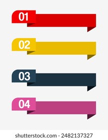 information bar chart element set vector