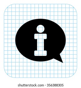 Information - black   vector icon