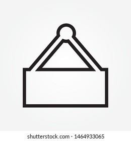 information board icon design vector illustration