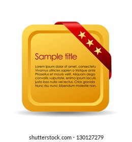 Information board, vector illustration