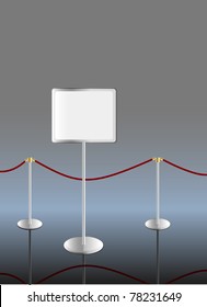 information board,free copy space, vector