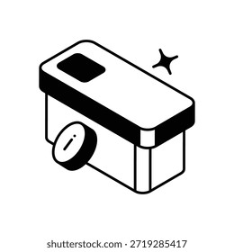 Icono de la cabina de información Vector ilustración de stock