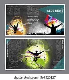 Information brochure layout