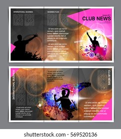 Information brochure layout