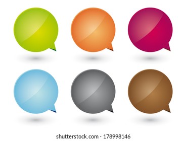 information bubble in fresh colors