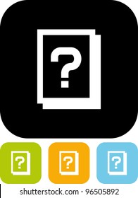 Information bulletin - Vector icon isolated