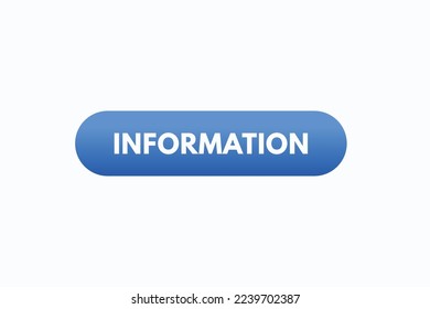 information button vectors. sign label speech bubble information
