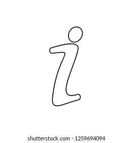 information character icon. Element of web for mobile concept and web apps icon. Thin line icon for website design and development, app development