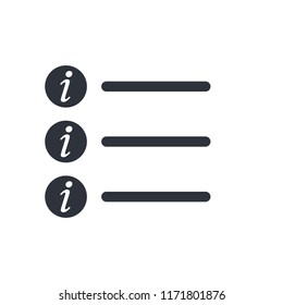 information checkboard icon