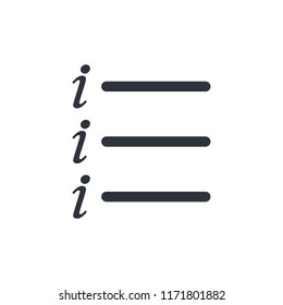 information checkboard icon