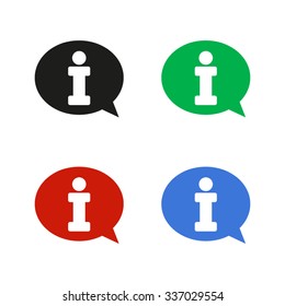 Information - color vector icon