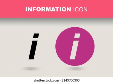 Information Communication Icon or Symbol Vector Design