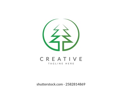 Information and communication technology logo and icon design vector illustration.