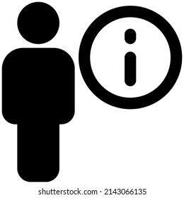 information of a company messenger with i button