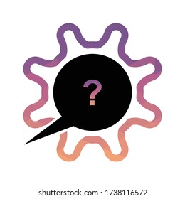 Information, Corona Virus (Covid-19) Icon Vector 