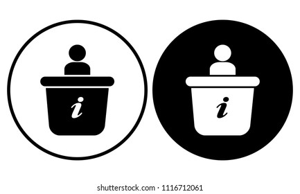 Information counter icon