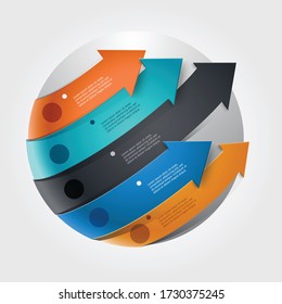 Information data design. Business Infographic elements. diagram with steps, parts or processes. Vector business template for presentation.