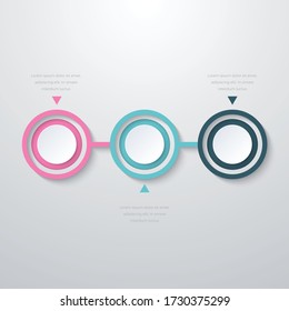 Information data design. Business Infographic elements. diagram with steps, parts or processes. Vector business template for presentation.