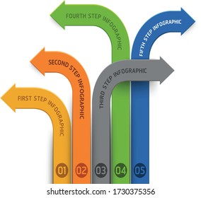 Information data design. Business Infographic elements. diagram with steps, parts or processes. Vector business template for presentation.