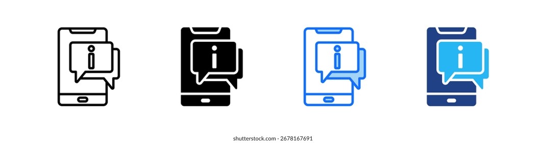 Conjunto de iconos de diseño de información Colección de estilo múltiple