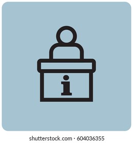 Information desk icon