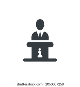 Informationsschreibsymbol, Vektorgrafik-Vektorgrafik