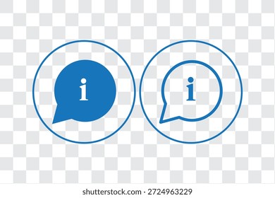 Informationen. Verschiedene Stile, Farbe, mehr Informationen. Vektorsymbole.
