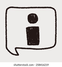 information doodle drawing
