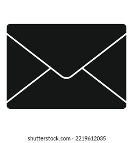 Information envelope icon simple vector. Paper mail. Letter post