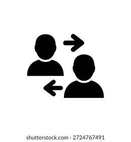 Ícone do Processo de Comunicação da Troca de Informações